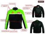 Kerozen Bambino Children's motorcycle jacket biker Child Racing Jackets