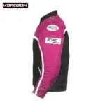 Kerozen Bambino Pink Moto Racing Young Riders Road Racer Jacket