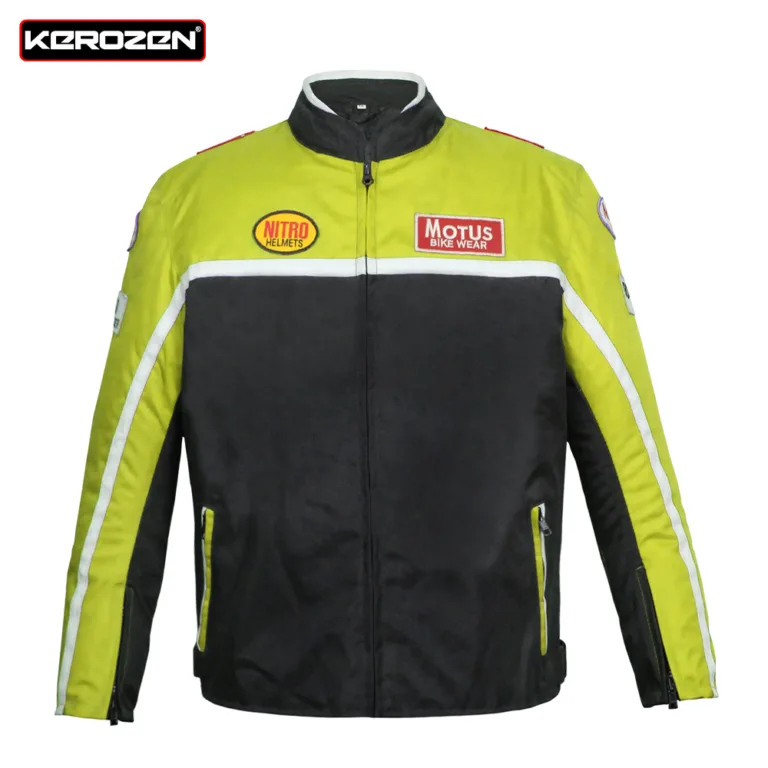 Kerozen Bambino FLUORECENT YELLOW Moto Jacket Child