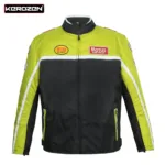 Kerozen Bambino FLUORECENT YELLOW Moto Jacket Child