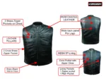 kerozen MEN GILET infographics