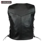 Biker Child Gilet Back Image