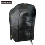 Kerozen Biker Child Leather Gilet