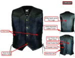 Biker Gilet Infographics