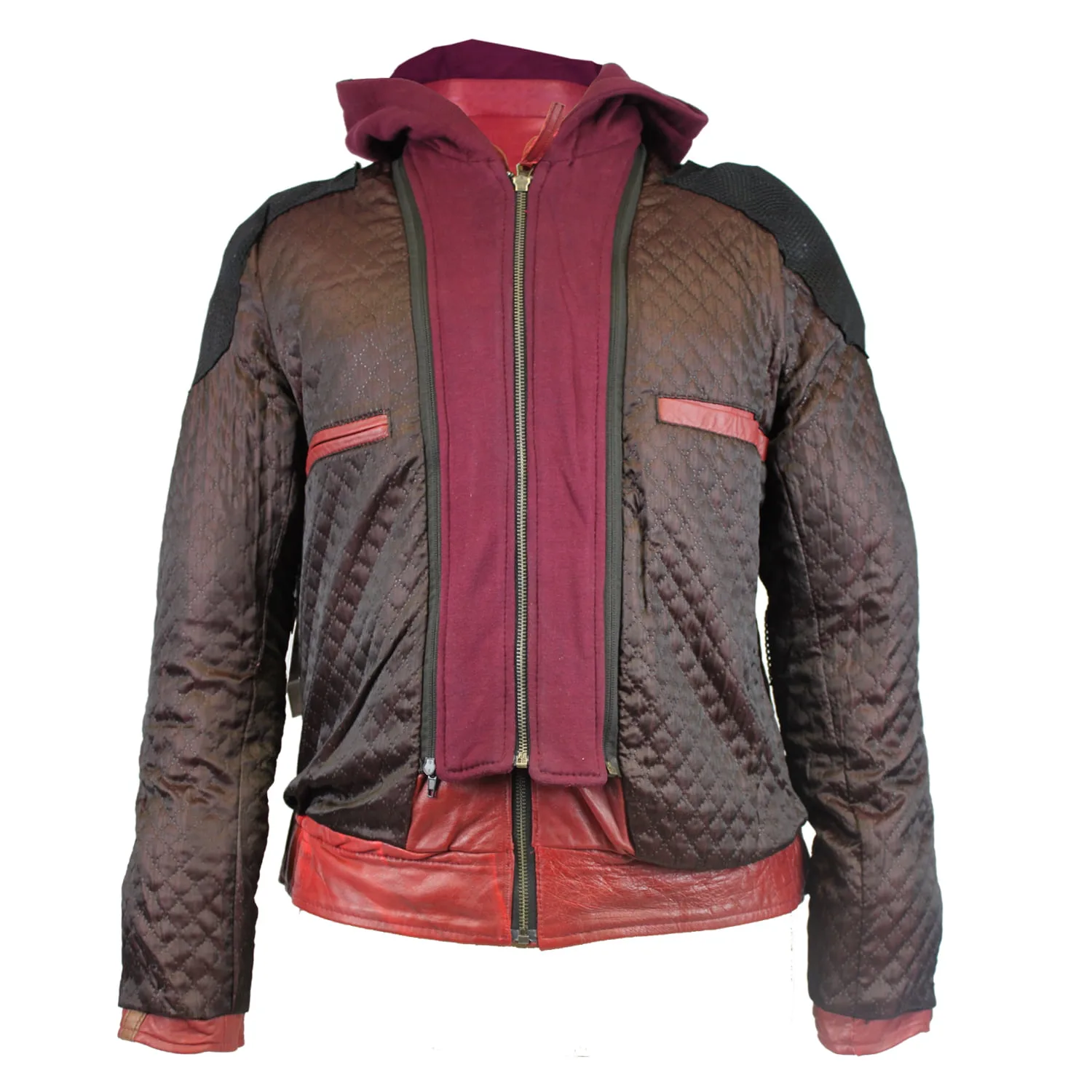 burgunday Jacket inner front