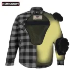 Kerozen Kevlar Moto Shirt inner Protections