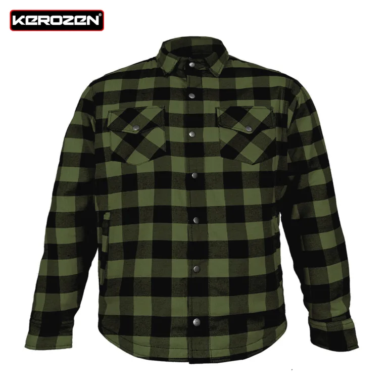 Kerozen Aramid Moto Shirt Kevlar Protection