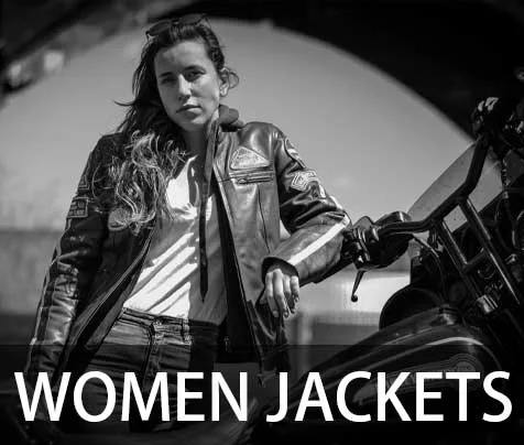 Kerozen Leather Women Jackets Blousons en Cuir