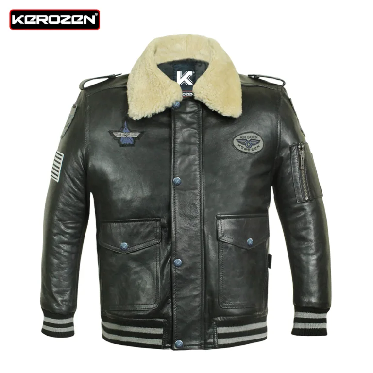 Protective Leather Child Jacket