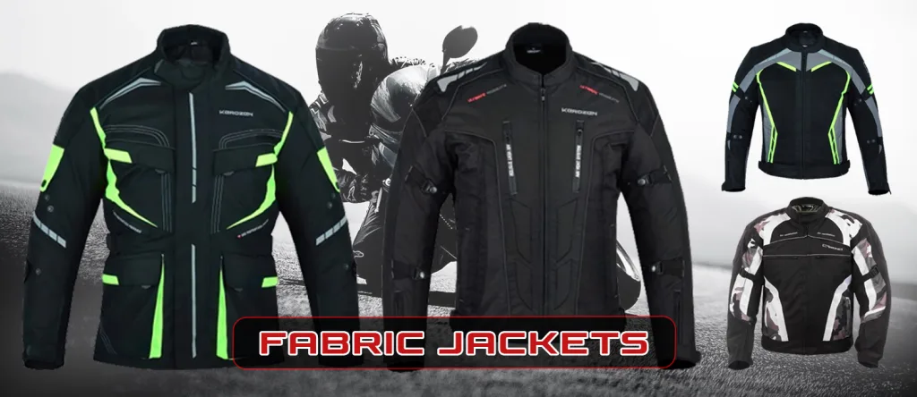 Kerozen Blouson en tissu pour hommes biker