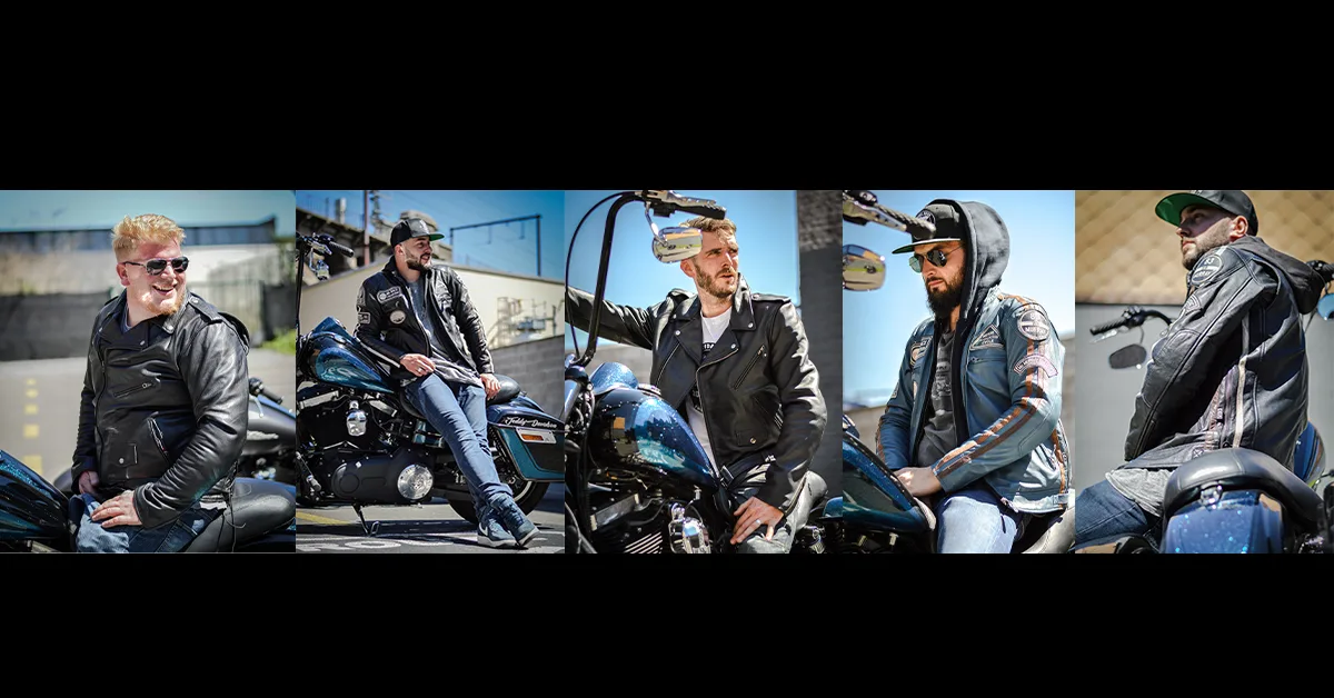 Blouson en cuir