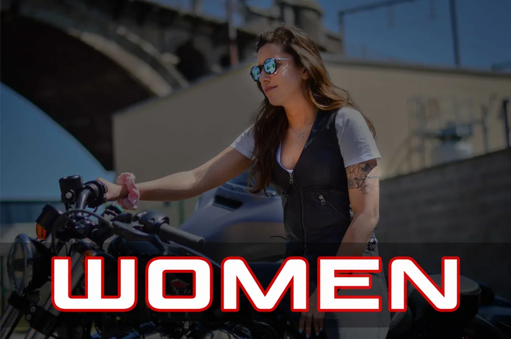 Women biker gear