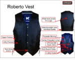 Roberto Gilet Brown Buffalo Infographics