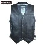 Roberto Cow Black Smart Gilet Men