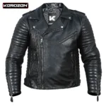 RockStar Biker Leather Jacket Men