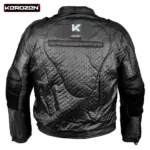 Kerozen Rock Star Biker Leather Jacket for Men Inner