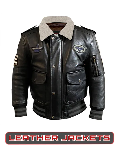 Kerozen Child Leather Jackets