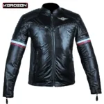 Mens Leather Moto Jacket