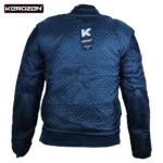 Kerozen Alessandro Mens Leather Moto Jacket inner back