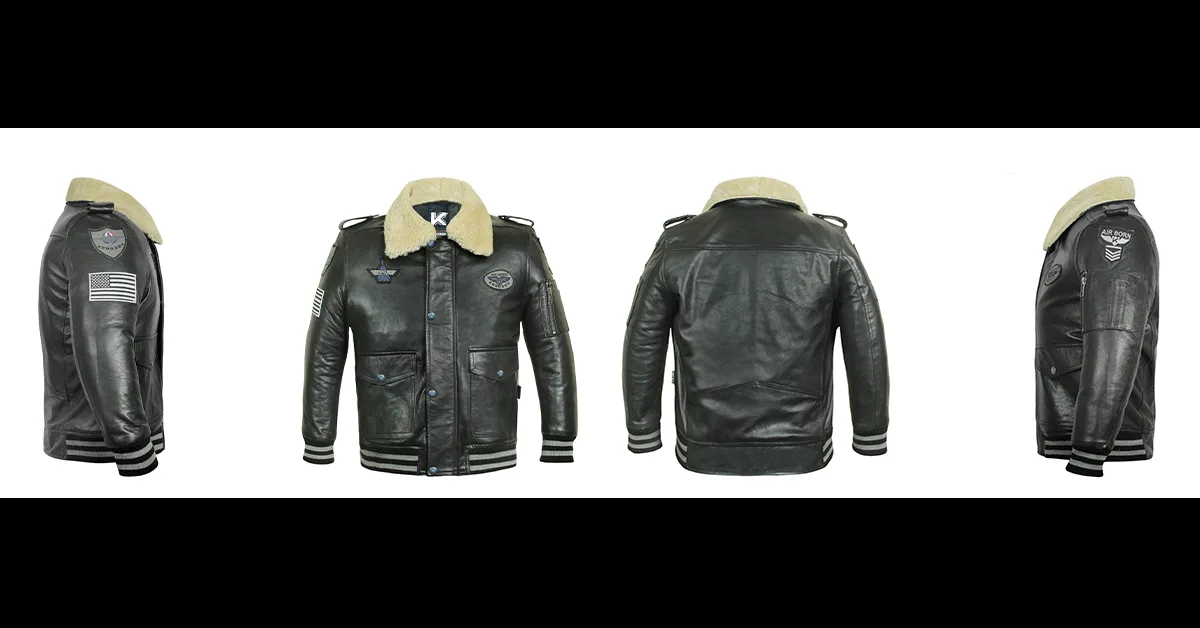 Blouson en cuir