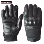 Keorzen Leather Motorcycle Gloves
