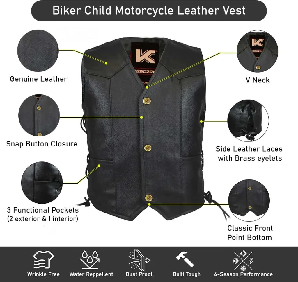 Gilet Biker Enfant