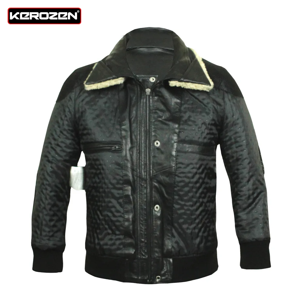 childrens motorbike leather Jacket inner pocket