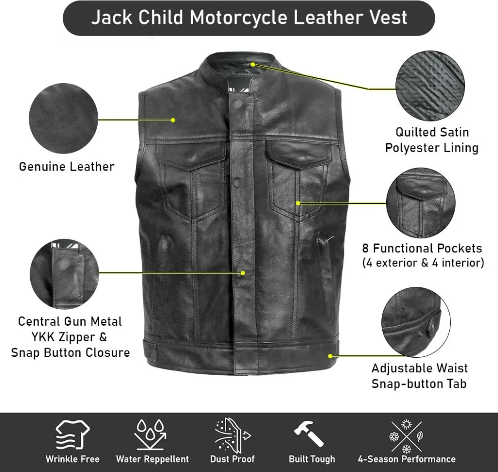 Gilet Biker Enfant