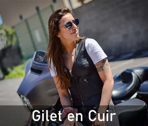 Gilet en Cuir Femme Belgique