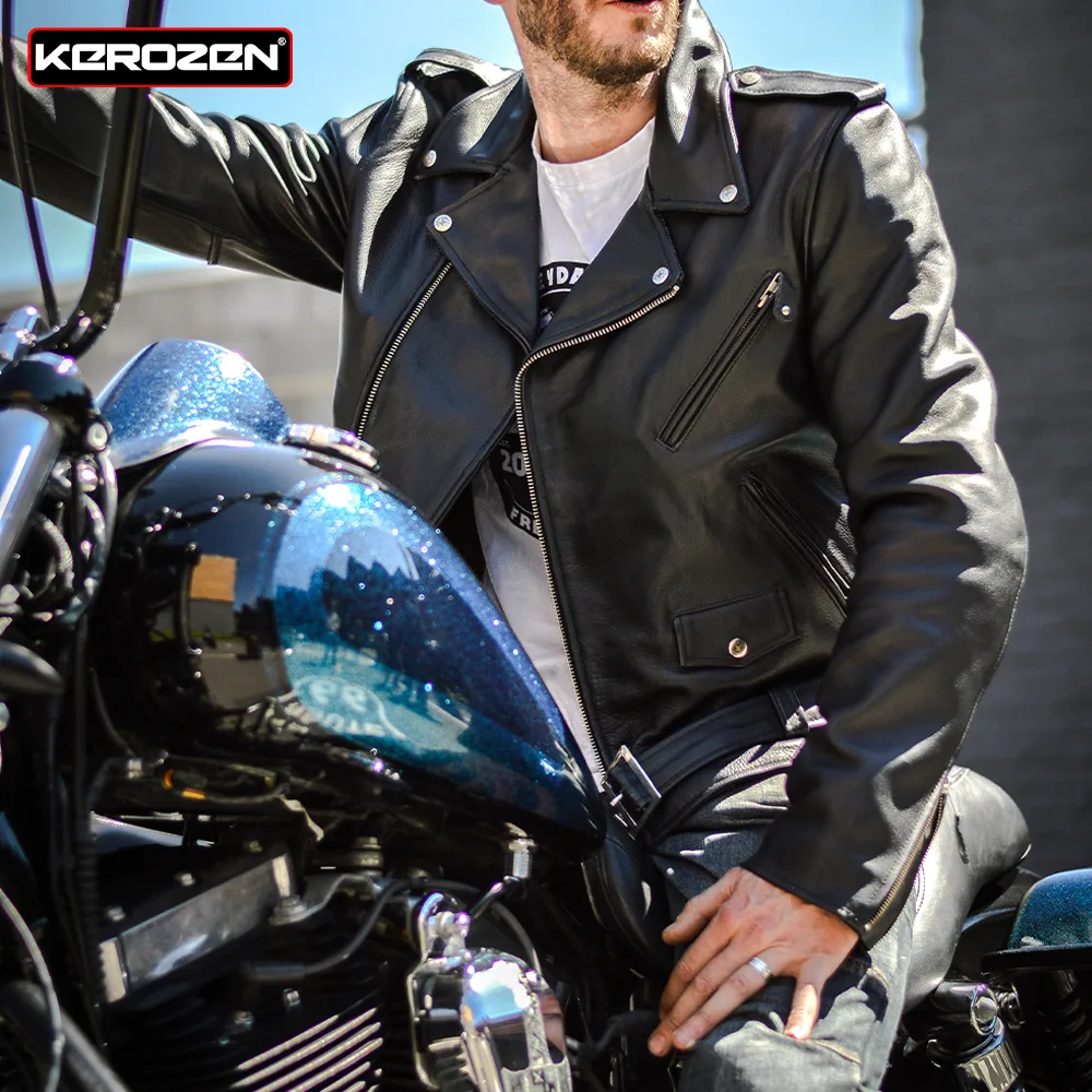 Cuir Biker Homme