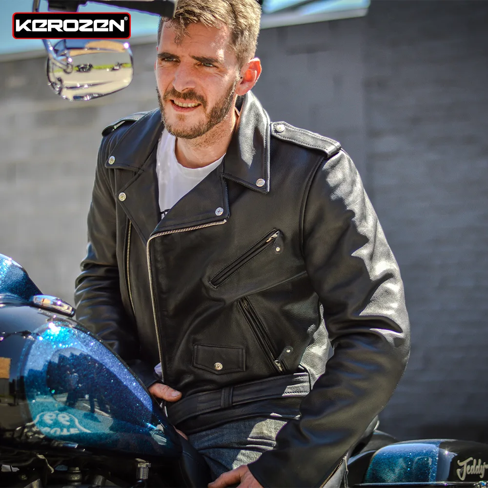 Cuir Biker Homme