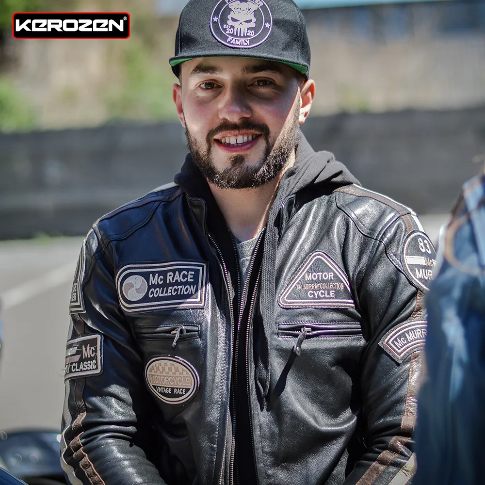 Cuir Biker Homme