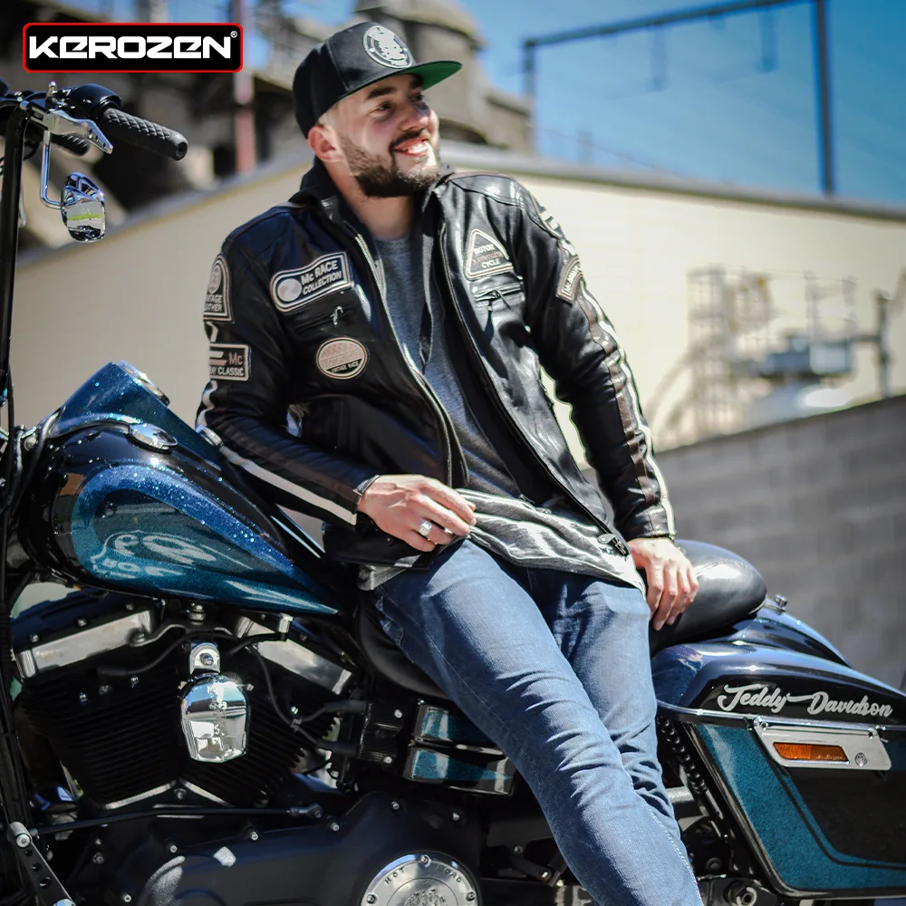 Cuir Biker Homme