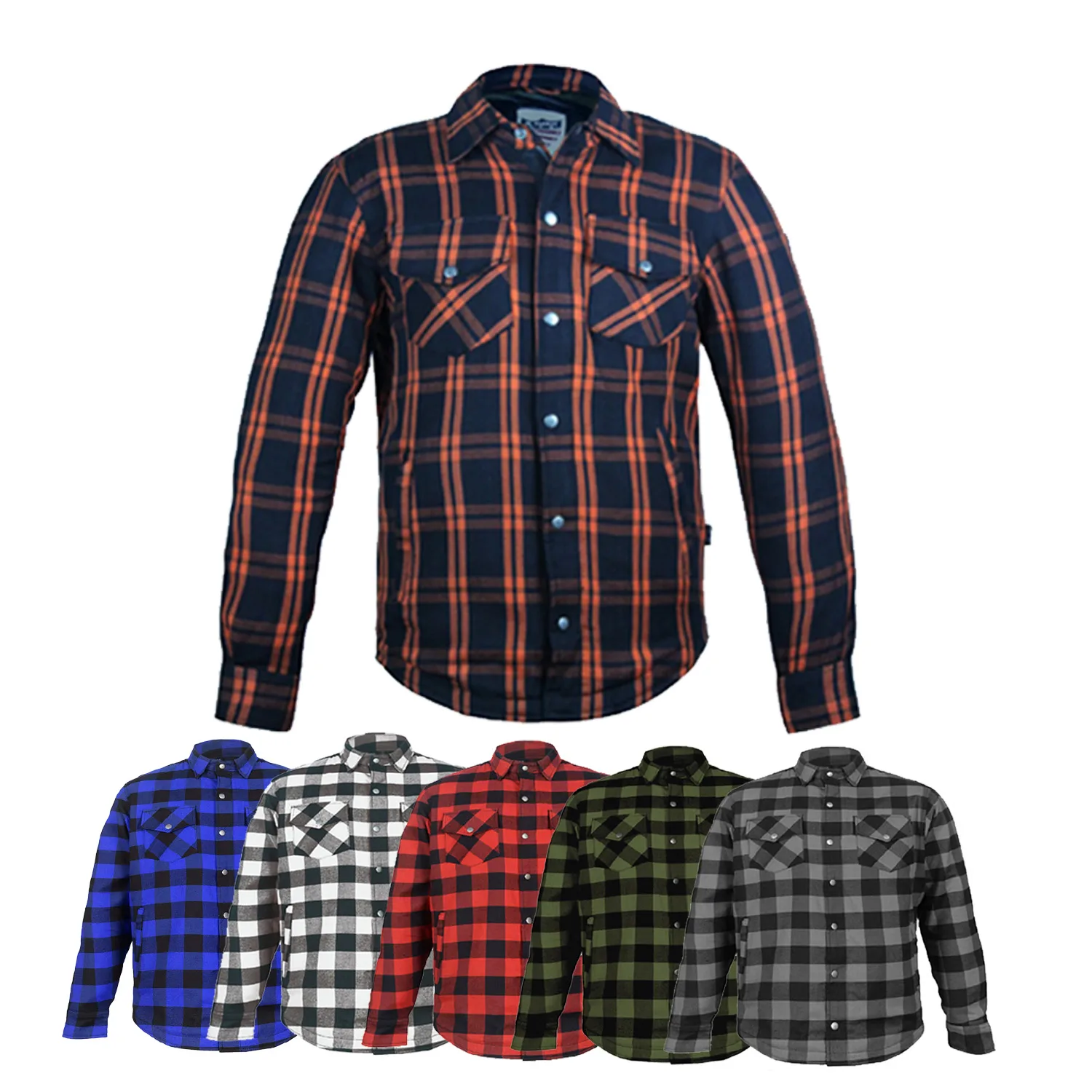 Flannel Biker Jacket