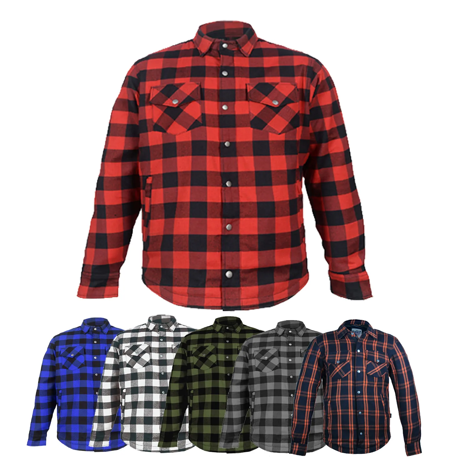 Flannel Biker Jacket